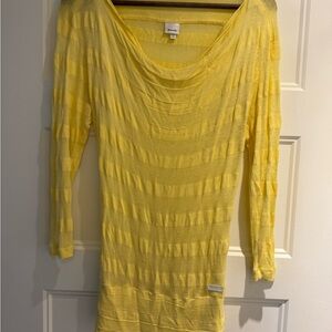 Bench Yellow Striped Top